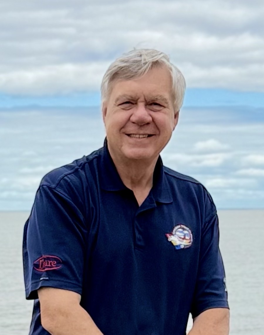 Jim Kotowich at the Dunnottar shoreline